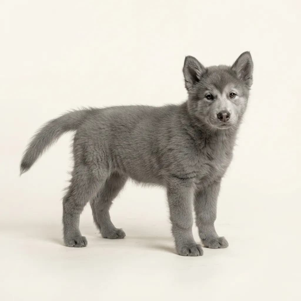 Alaskan Malamute in Grau — Fellfarbe und Aussehen