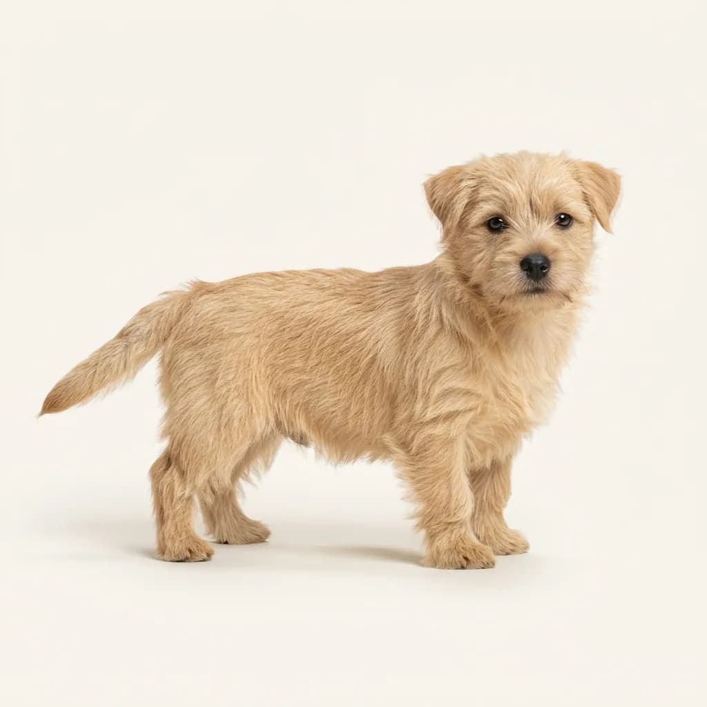 Norwich Terrier in Weizenfarben — Fellfarbe und Aussehen