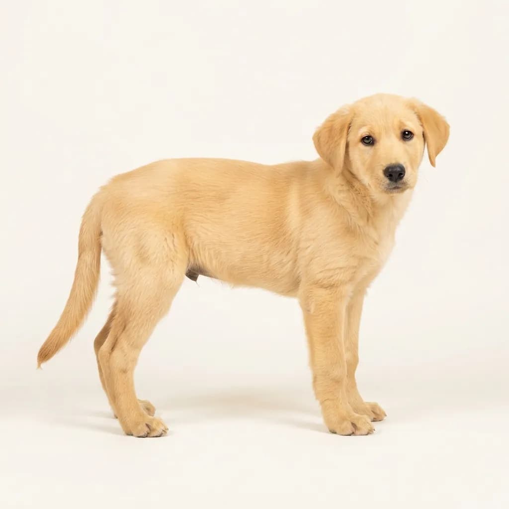 Transmontano-Hirtenhund (Cão de Gado Transmontano) in Gelb — Fellfarbe und Aussehen