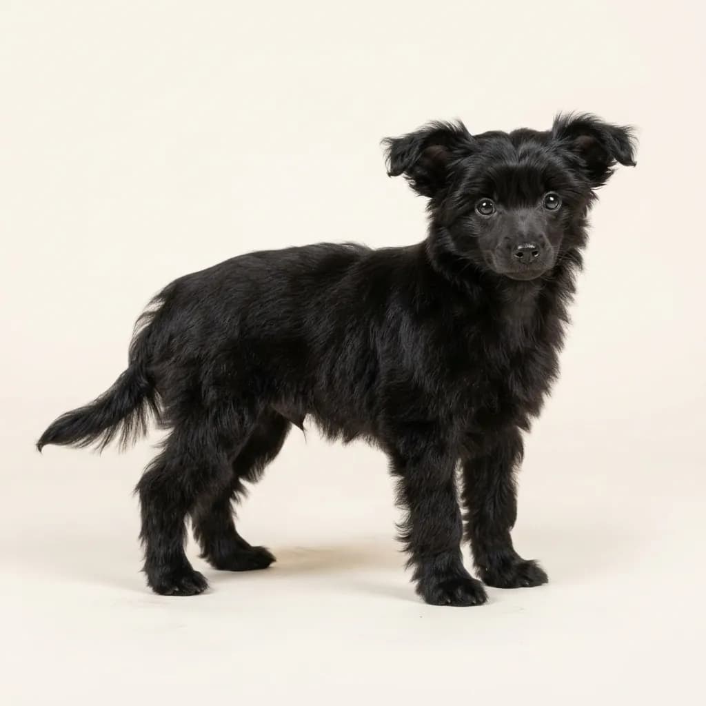 Chinese Crested Dog in Schwarz — Fellfarbe und Aussehen