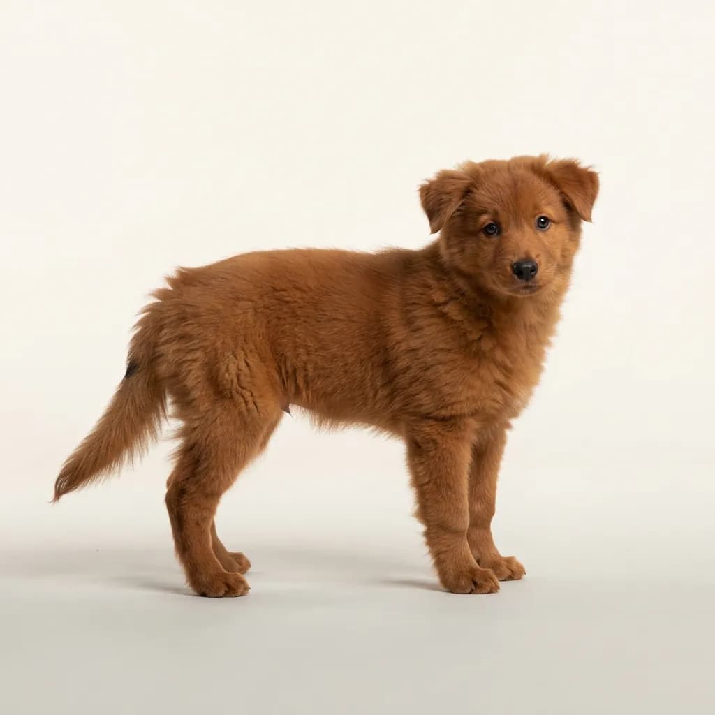 Islandhund in Rot — Fellfarbe und Aussehen
