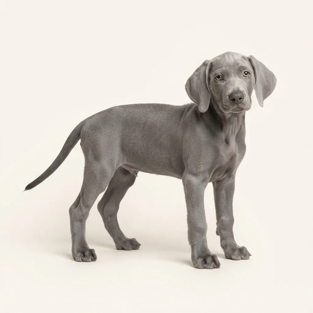 Blue Short-haired Weimaraner — coat colour and appearance