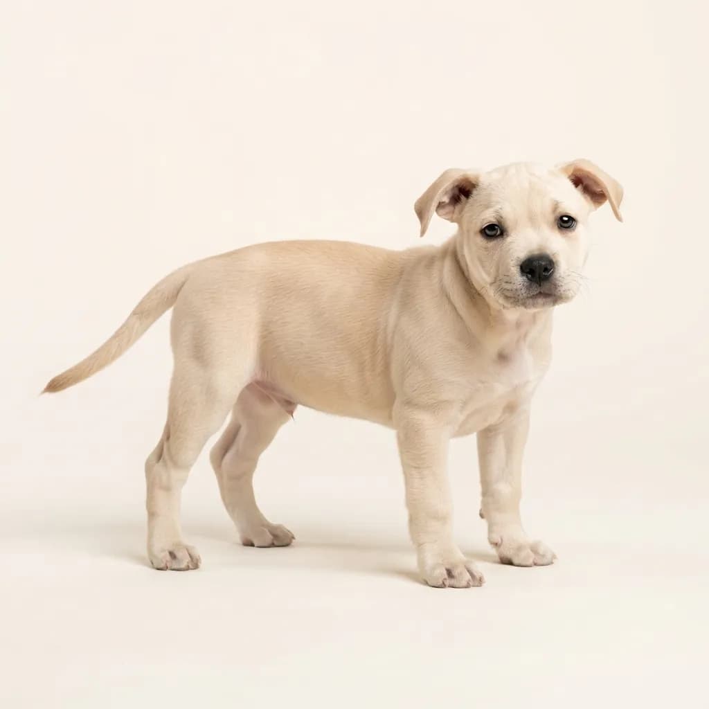Pocket Bully in Creme — Fellfarbe und Aussehen