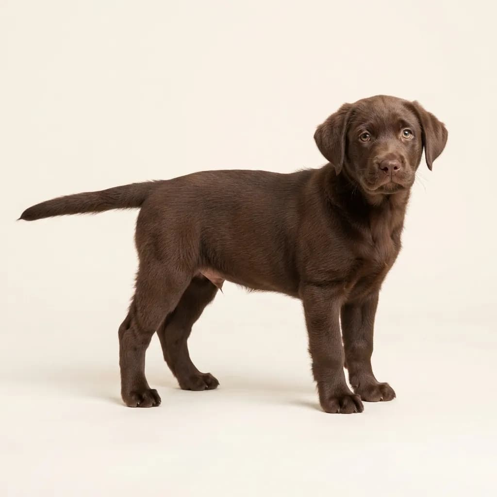 Labrador Retriever in Schokoladenbraun — Fellfarbe und Aussehen