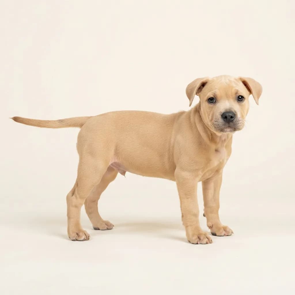 American Bully in Falbfarben — Fellfarbe und Aussehen