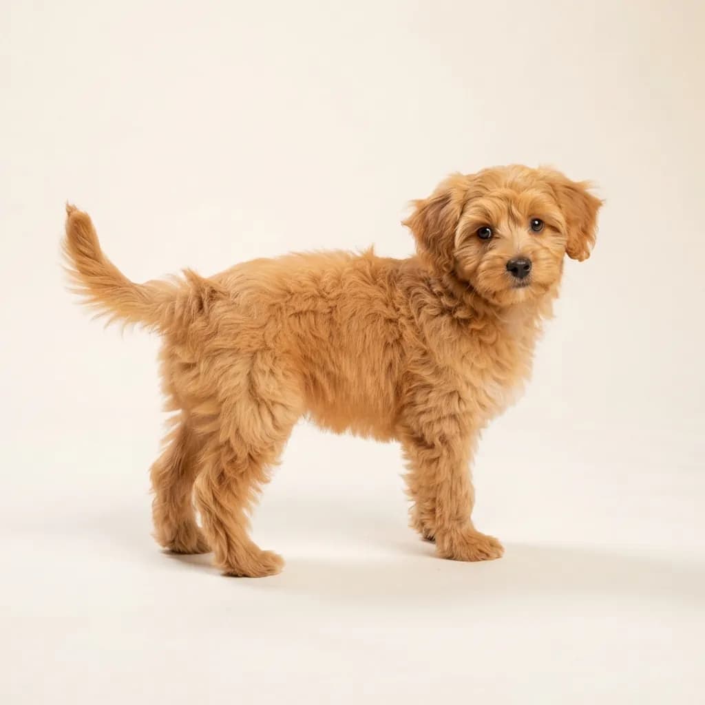 Pomapoo in Orange — Fellfarbe und Aussehen