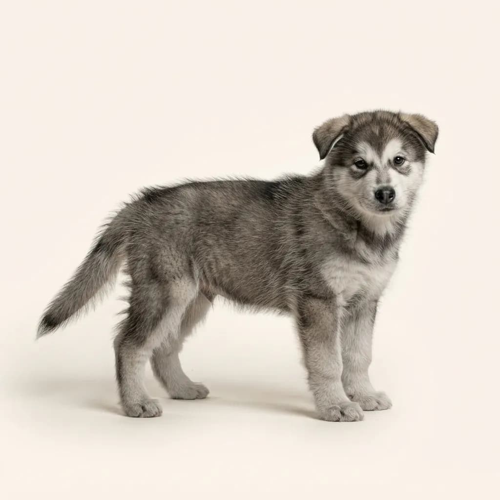 Alaskan Malamute in Wolfsgrau — Fellfarbe und Aussehen