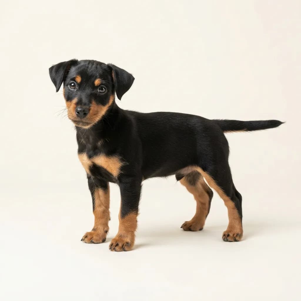 Jack Russell Terrier in Schwarz mit Loh — Fellfarbe und Aussehen
