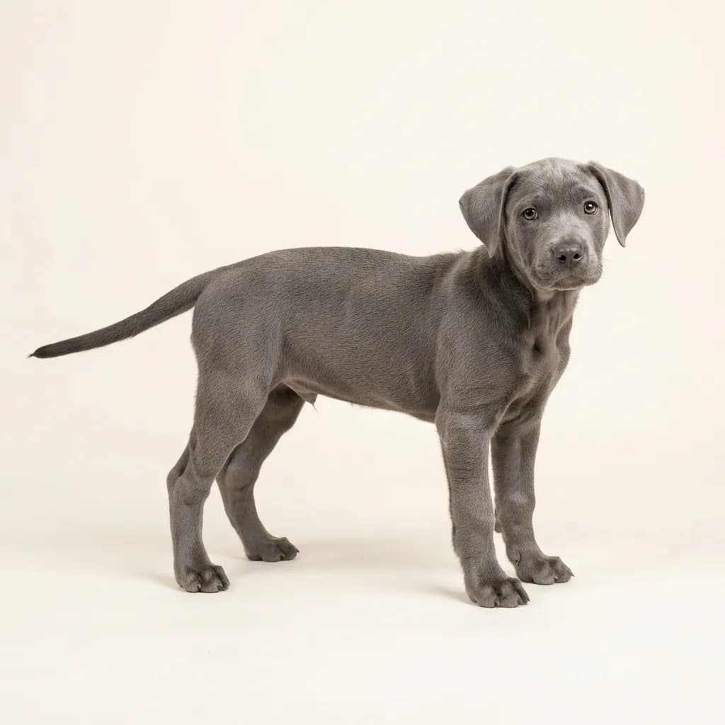American Leopard Hound in Grau — Fellfarbe und Aussehen