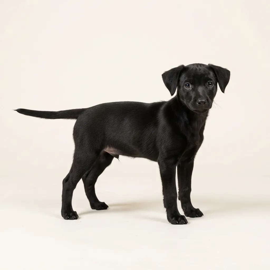 Rat Terrier in Schwarz — Fellfarbe und Aussehen