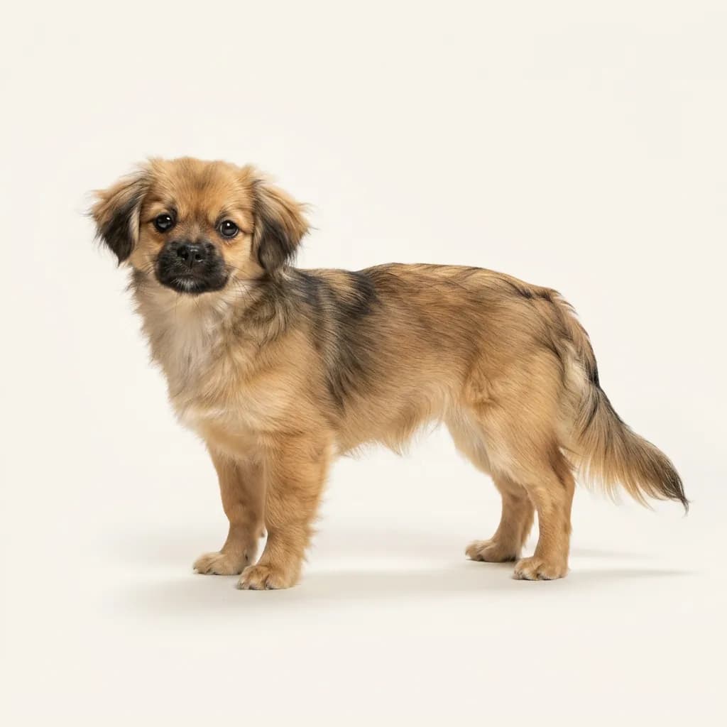 Tibet Spaniel in Zobel — Fellfarbe und Aussehen