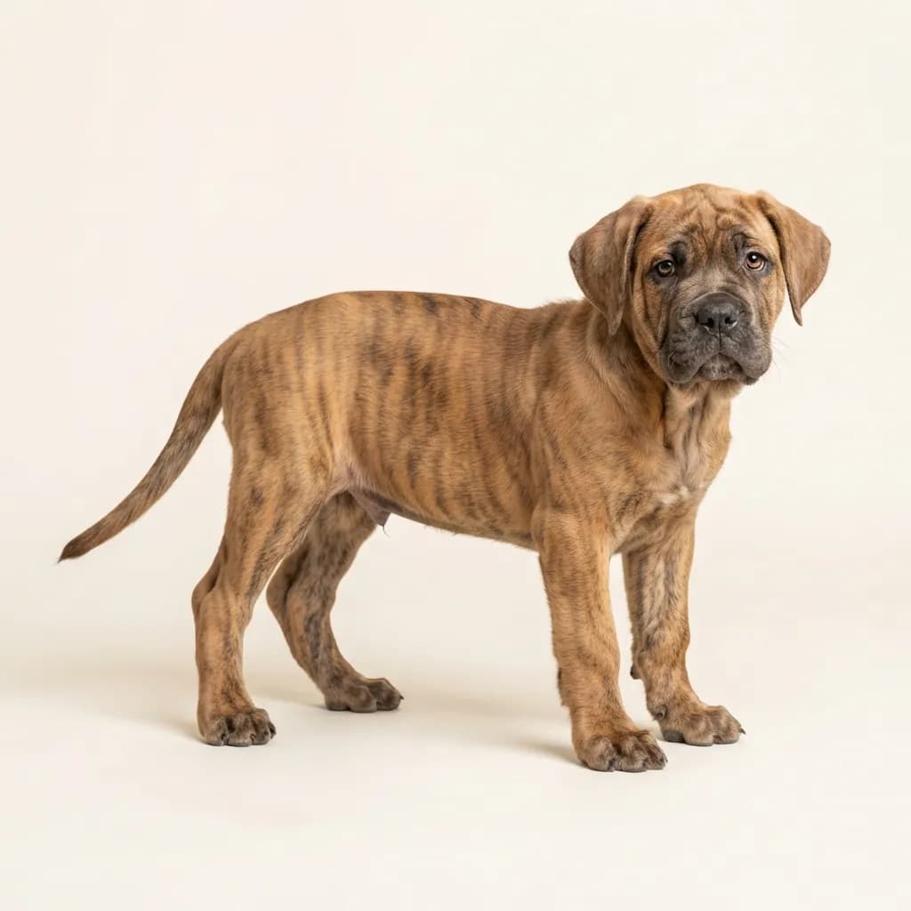 Mastino Napoletano in Gestromt — Fellfarbe und Aussehen