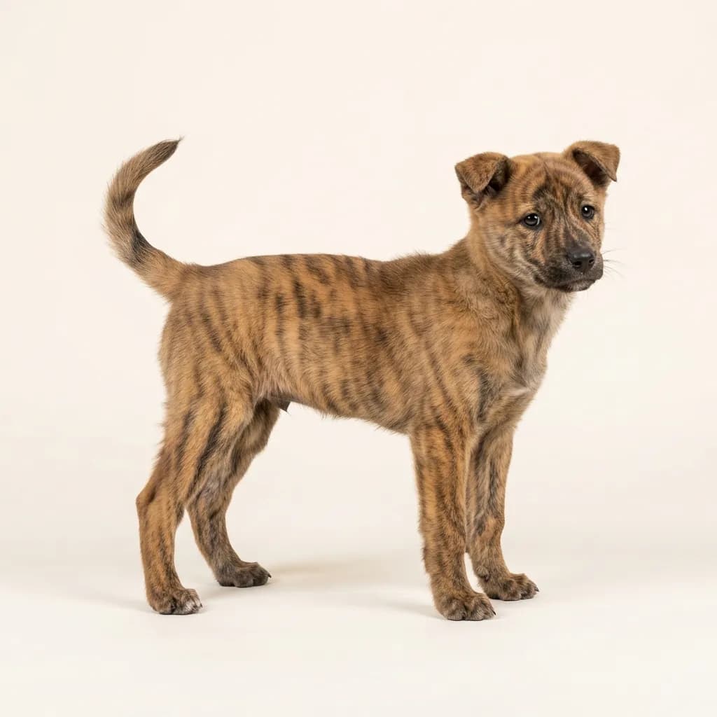 Jindo in Gestromt — Fellfarbe und Aussehen