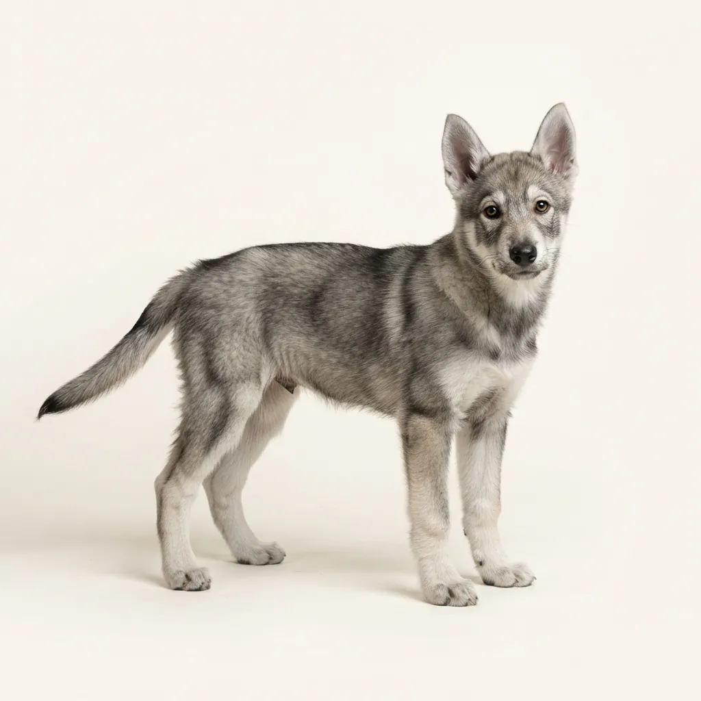 Wolf grey West Siberian Laika — coat colour and appearance