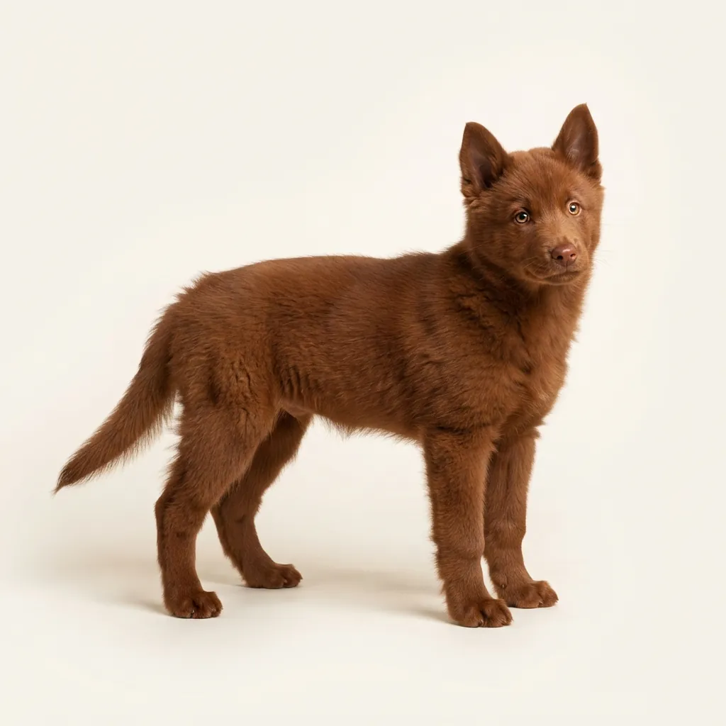 Red West Siberian Laika — coat colour and appearance