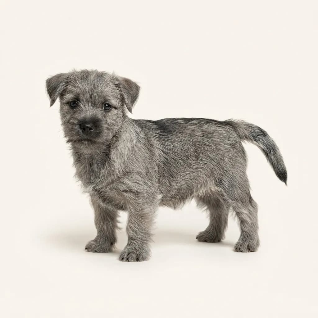 Norwich Terrier in Grizzle — Fellfarbe und Aussehen