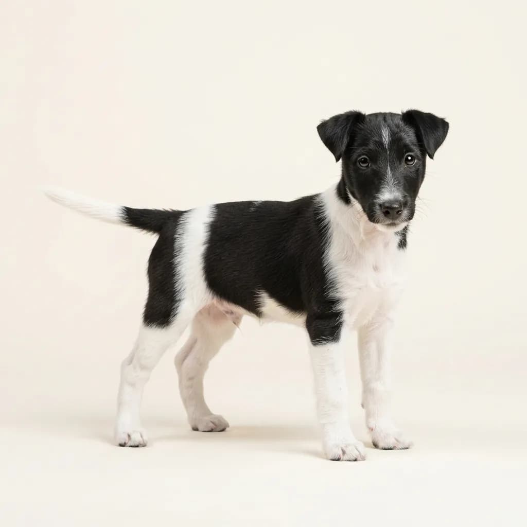 Fox Terrier (Glatthaar) in Schwarz-Weiß — Fellfarbe und Aussehen