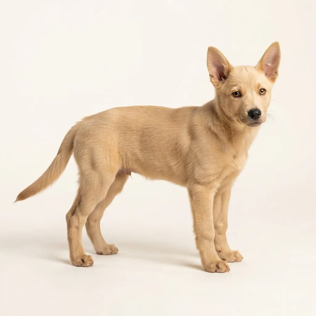Australian Kelpie in Falbfarben — Fellfarbe und Aussehen
