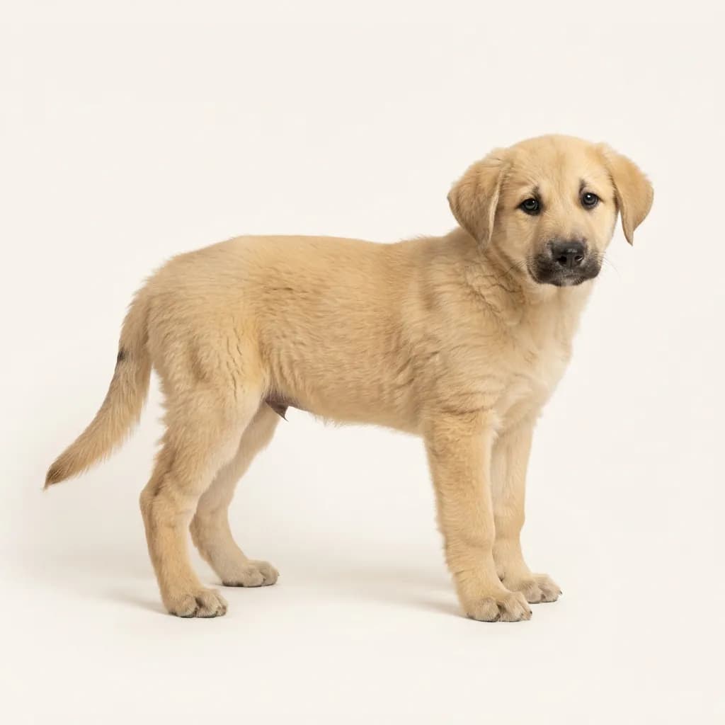 Transmontano-Hirtenhund (Cão de Gado Transmontano) in Falbfarben — Fellfarbe und Aussehen