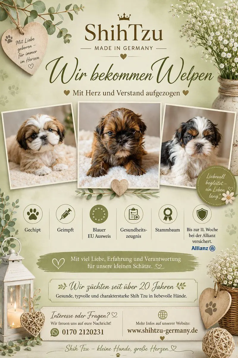 Wir bekommen Welpen – Shih Tzu Puppy – Photo 2
